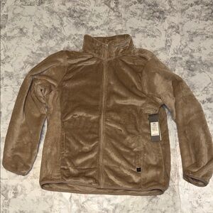 Women's Tan Fleece Jacket